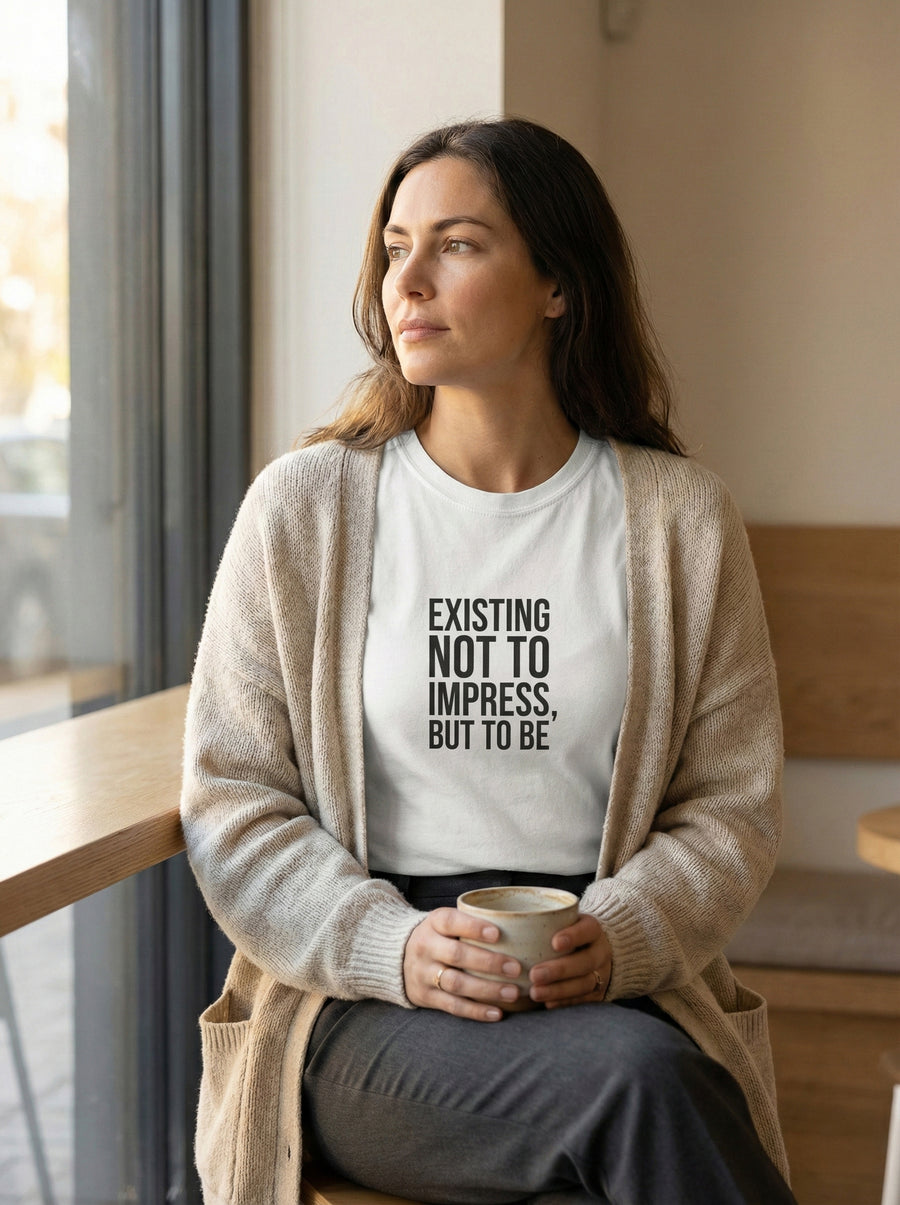 Existing Not to Impress, But to Be